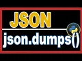 Python Working with JSON - convert python object into JSON
