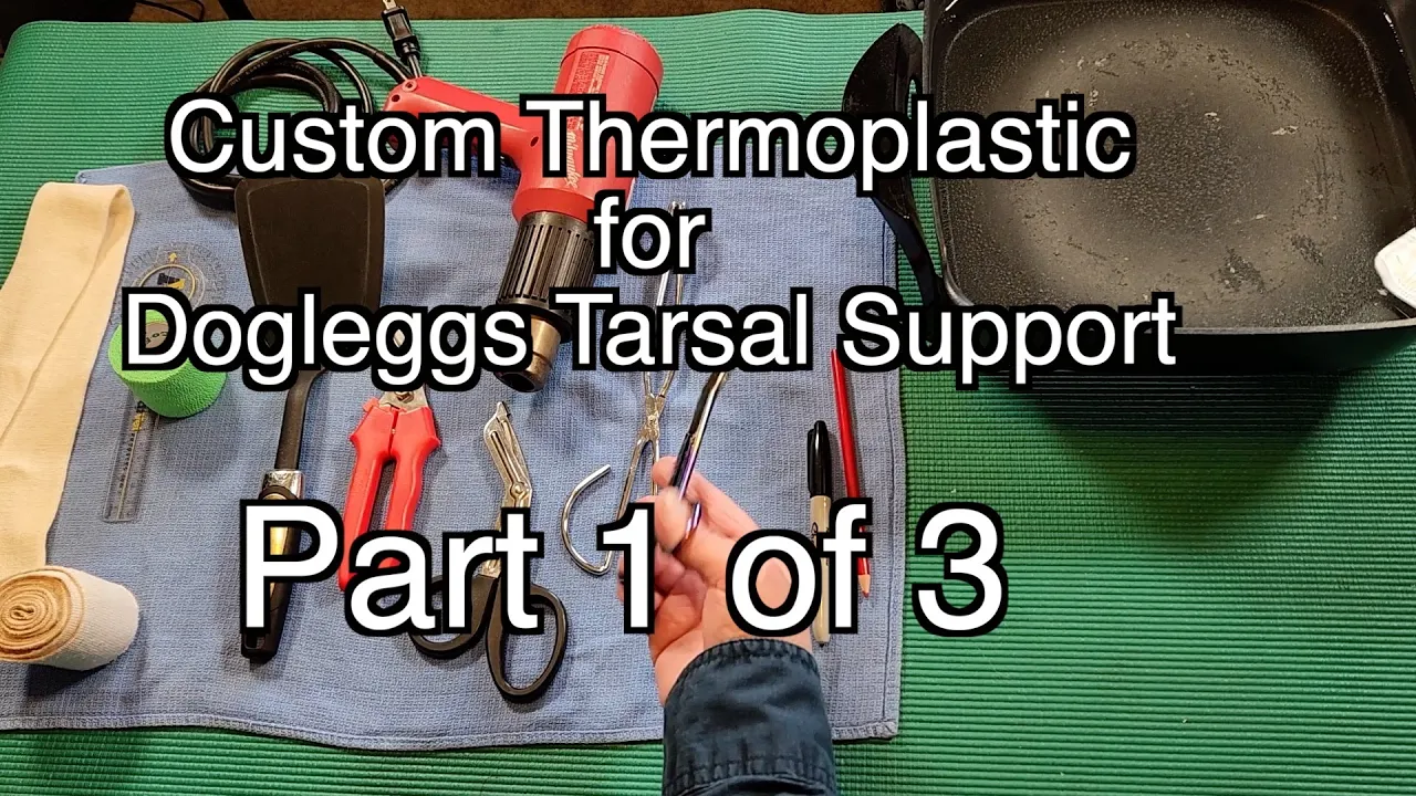 Training #1 of how to apply a custom thermoplastic support to a soft brace