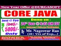 CORE JAVA Online Training DURGASOFT