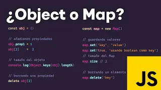 Map vs Object en JavaScript Que son los Map y cuando usarlos