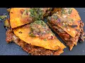 Crispy cheesy chorizo mulitas