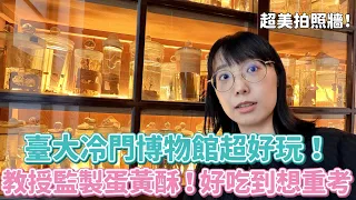 臺大冷門博物館好好玩！專人導覽完全免費，還吃到教授監製蛋黃酥～好吃到想重考XD
