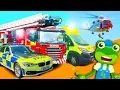 Download Lagu Emergency Vehicles! Gecko's Real Vehicles | Fire Truck Police Car and More | Learning For Kids