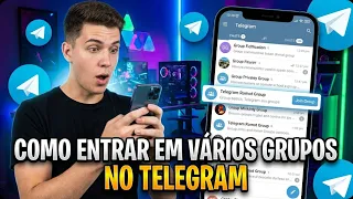 Como ENTRAR em VARIOS GRUPOS no TELEGRAM