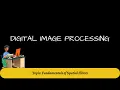 30 Fundamentals of Spatial Filters Correlation Convolution Digital Image Processing