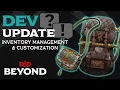 Character Sheet Tour Inventory Management Dev Update Q A D D Beyond
