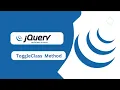 jQuery Toggle Class jQuery onclick toggle class