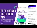 Dependency Injection App - Receiving Questions using Retrofit Android Tutorial