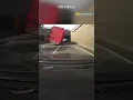Download Lagu Car narrowly escapes being crushed by a truck