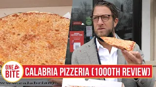 Barstool Pizza Review - Calabria Pizzeria Restaurant Livingston NJ 1000th Review