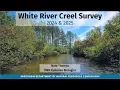 DNR White River Angler Creel Survey results for 2024-2025 Bayfield County