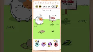 Brain Test Tricky Puzzles Level 104 Answer Feed them all