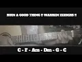 RUIN A GOOD THING !! WARREN ZEIDERS !! HOW TO PLAY CHORDS TUTORIAL GUITAR CHORDS 