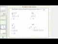Ex Substitute and Evaluate Basic Expressions x 2 2x x 2 2 x
