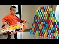 Biggest Automatic 200 Balls Blaster Test Fun With CKN
