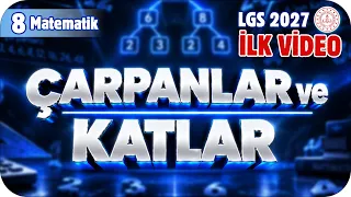 CANLI🔴 Çarpanlar ve Katlar 📘 8MAT1 #2027LGS