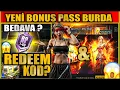 Lagu 😍 YENİ BONUS PASS ÖDÜLLERİ | REDEEM KOD ETKİNLİĞİ ? BEDAVA SET | YENİ BÜTÜN ETKİNLİKLER PUBG MOBILE