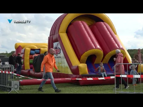 Spektakel op het feestterrein in Dalfsen