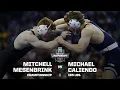 Mitchell Mesenbrink vs Michael Caliendo 2025 NCAA wrestling championship 165 pounds