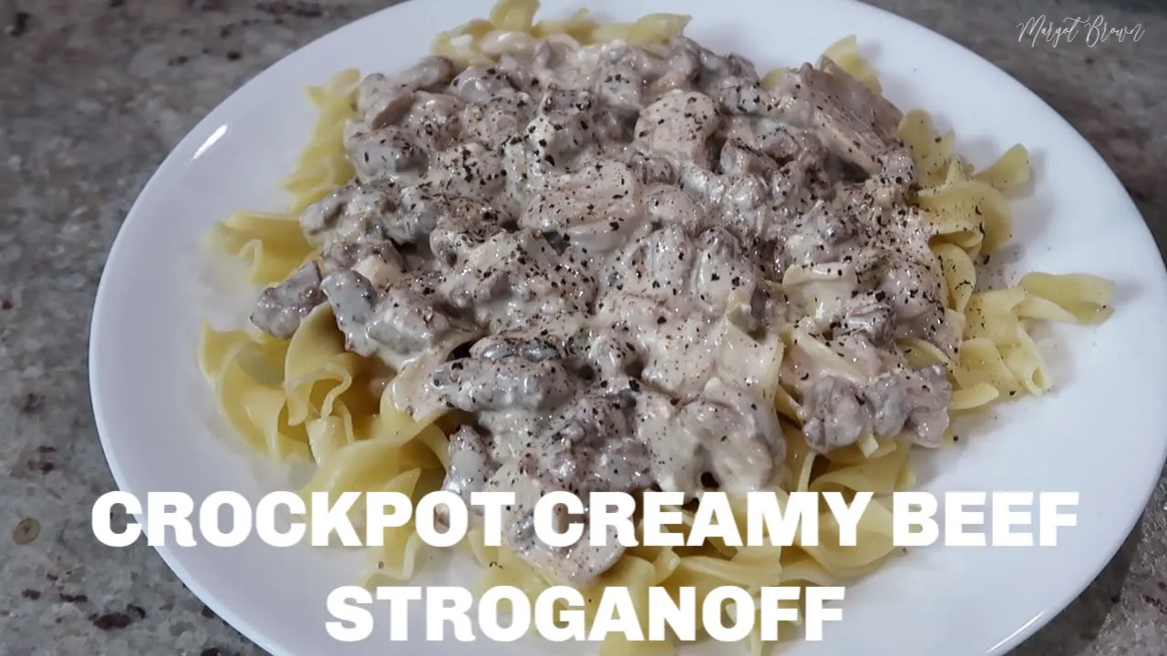 Watch how to make simple beef stroganoff in the slow cooker. Cream cheese and golden mushroom soup a. 