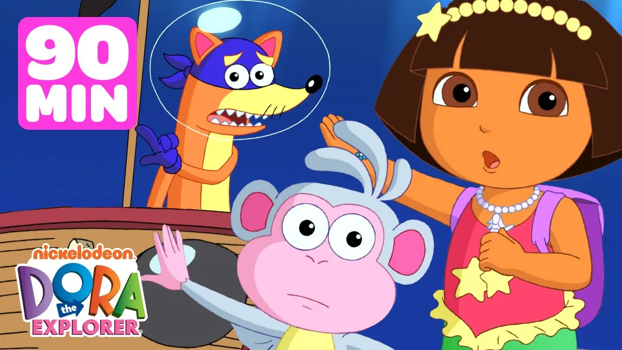 Dora & Swiper's Fairy Tale Fantasy Adventures! π§ββοΈ 90 Minute Compilation | Dora & Friends Dora & Swiper's Fairy Tale Fantasy Adventures! π§ββοΈ 90 Minute Compilation | Dora & Friends