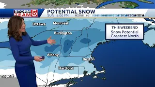 Next storm brings snow rain this weekend