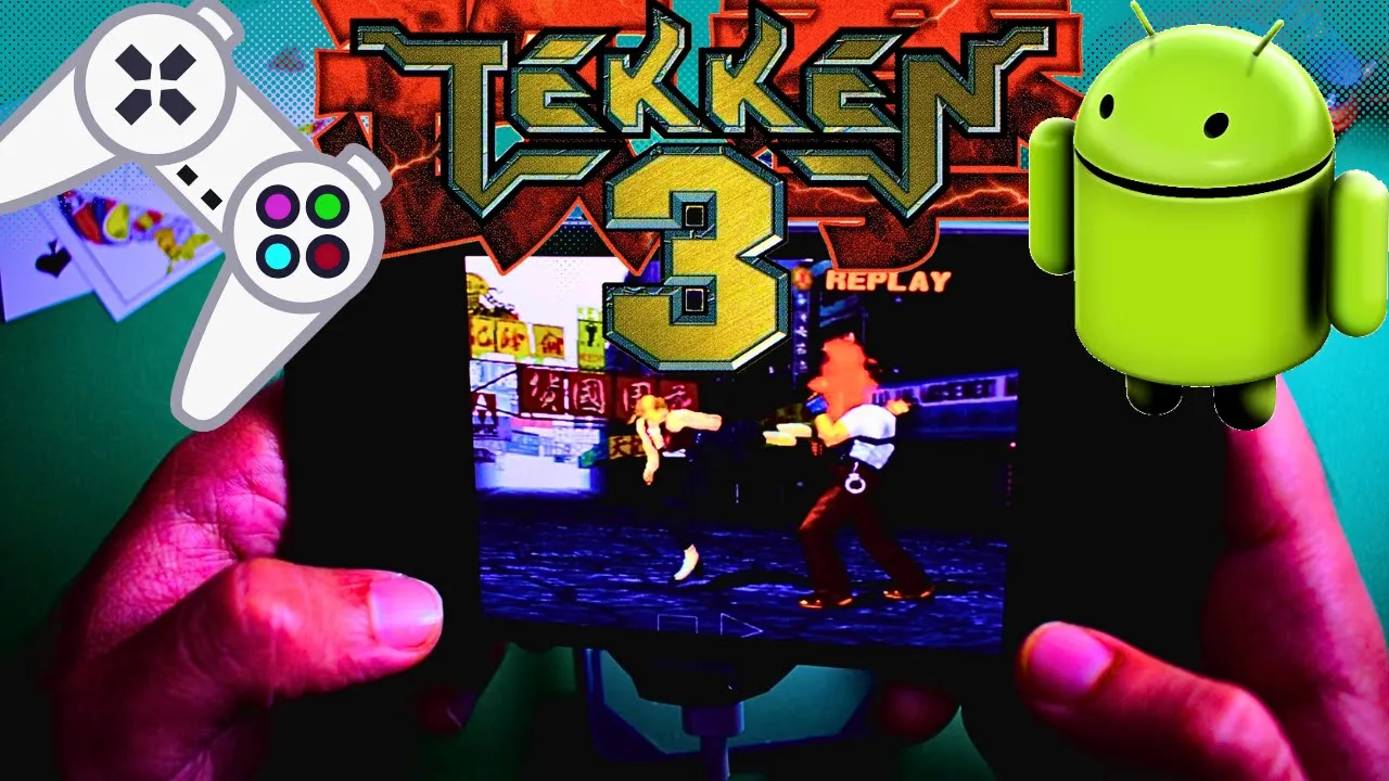 Tekken 3 - PS1 Emulator Android Gameplay (ePSXe) - Mobile - 2023