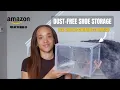 Best Amazon Shoe Box Organizers Dust-Free Stackable Easy Build Unboxing Assembly