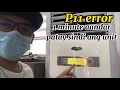 P11 error code Kolin floor mounted aircon 1 minute lang aandar ang unit