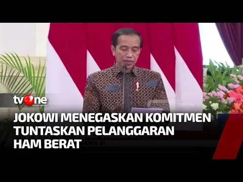 Hari HAM Sedunia, Jokowi Sebut Komitmen Pemerintah Selesaikan Pelanggaran HAM Berat