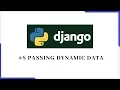 Django Tutorial - Passing Dynamic Data in Html Django 2 2 Tutorial