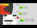 Python Tips 1 Merge two list of dictionaries merge 2 DataFrames