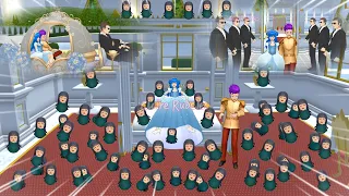 Pregnant Princess Give Birth To A Hundred Babies Story | SAKURA School Simulator 