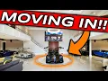 MOVING OUR ENTIRE COLLECTION INTO THE NEW GARAGE