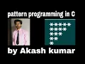 c program to print reverse triangle pattern of numbers by Akash kumar