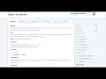 Hackerrank 30 days of code Java 8 Solution Day 6 Review