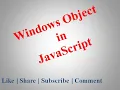 Window Object in JavaScript