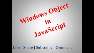 Window Object in JavaScript