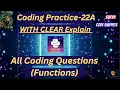 Coding Practice 22A Functions CCBP