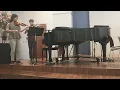 Praludium. Three Duets for Two Violins & Piano (Shostakovich) - Rocio & Ambrose Nordquist part 2