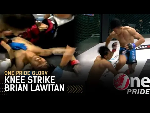 Gokil! ? Knee Strike Brian Lawitan Membuat Khadafi Kalah ||  One Pride Glory