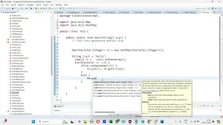 Selenium Interview Java Program to Count Number of Duplicate Character using HashMap