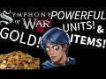 Lagu How to get better ITEMS and UNITS! Symphony of War, rerolling the shop!