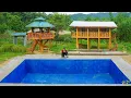 Download Lagu Building A Swimming Pool With Bricks And Cement Alone For The Hot Summer | Hoang Thu Hoai