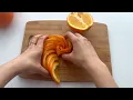2 Stunning Ways to Cut an Orange Quick Easy