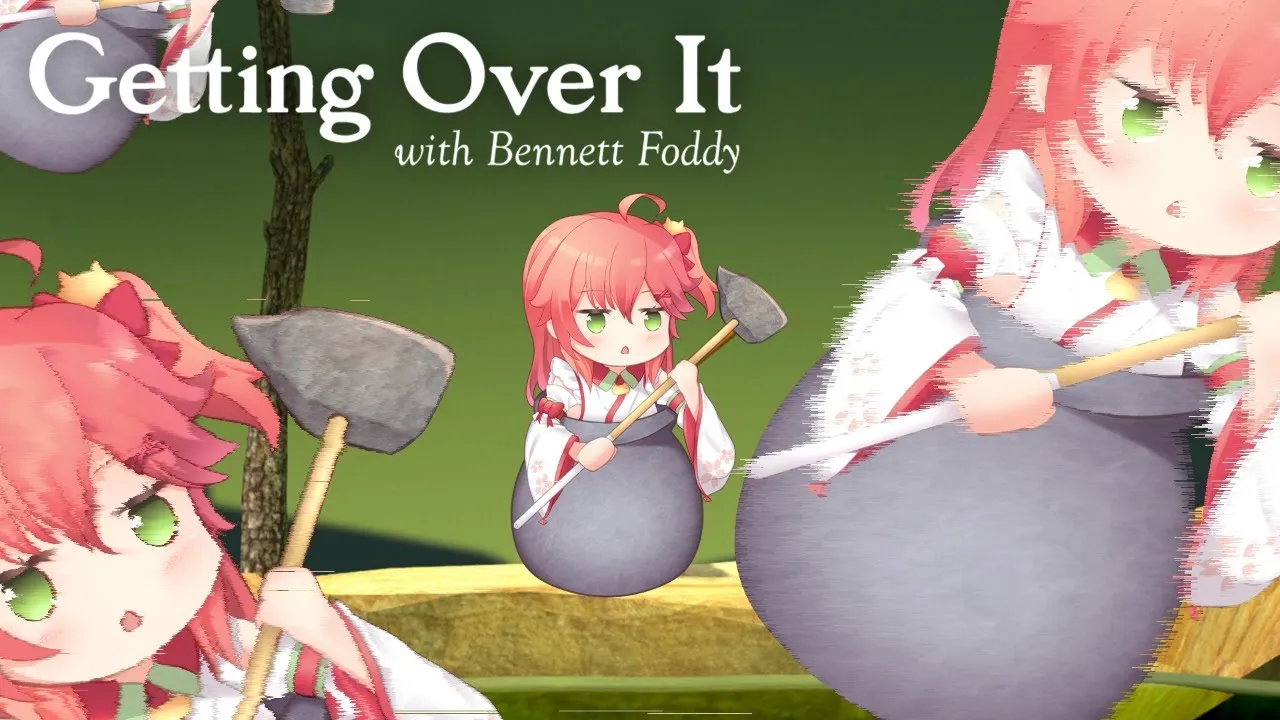 【壺おじたん】深夜の壺おじたん攻略ちゃれんじ | Getting Over It with Bennett Foddy 【ホロライブ/さくらみこ】
