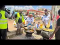 FEEDING the Heroes on The STREET with DELICIOUS Ghanaian Food || Cooking on the street