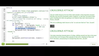 Looping through jQuery collections Computer Programming Khan Academy