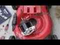 Homelite 24V Cordless lawn mower tear down to get DC motor for electric