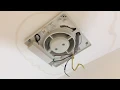 Bathroom extractor fan dripping water A DIY fix to solve problem and how to install new extractor